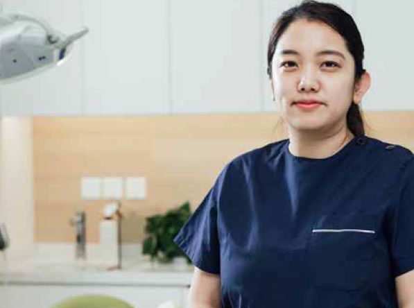 A dentist