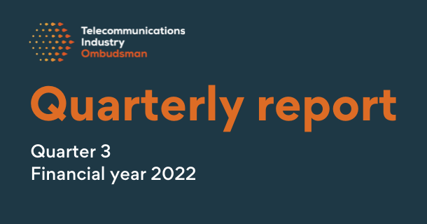 Q3 Complaints Report 2022