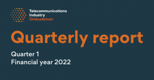 Quarterly report - Quarter 1 FY2022