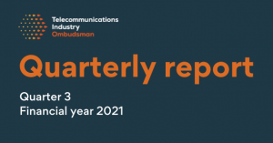 Quarterly report - Quarter 3 FY2021